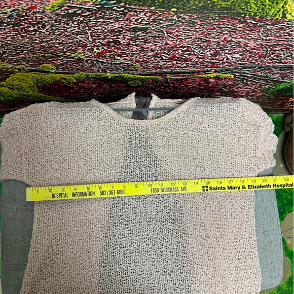 Alter’d State lightweight sweater A’reve pink lace knot size large - Picture 9 of 10
